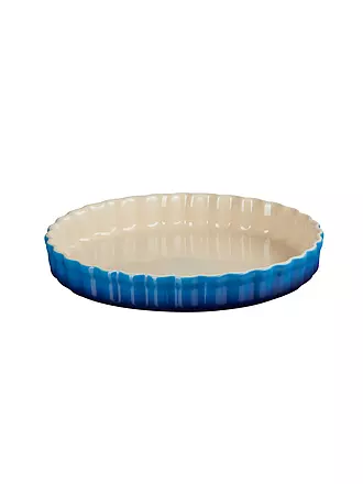 LE CREUSET | Tarteform "Poterie" 28cm/2,1l (Ofenrot) | blau